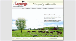 Desktop Screenshot of lennings.com